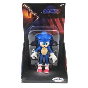 Sonic The Hedgehog 3 Movie 2.5” Sonic Action Mini Figure 2024 Jakks Pacific SEGA